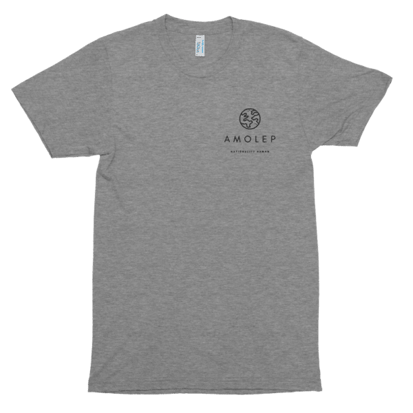 Unisex Nationality Human Tri-Blend Track Shirt