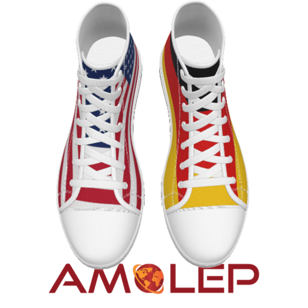 Dual Citizen Kids White Sole High Top Canvas Shoes